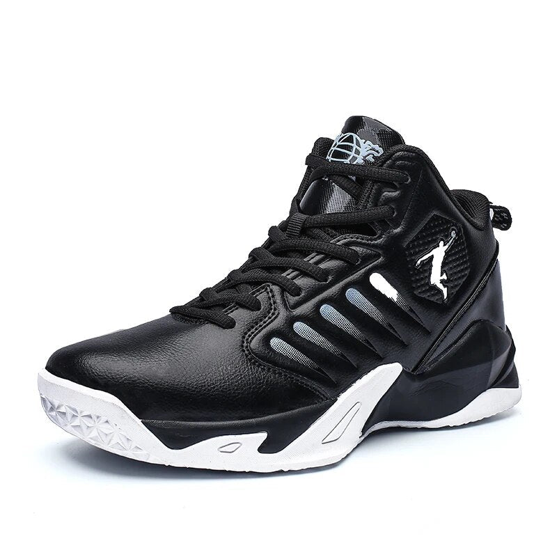 Cassius | Men's High-Top Basketball Sneakers – Black