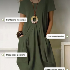 Junia | Casual Flow Dress with Pockets