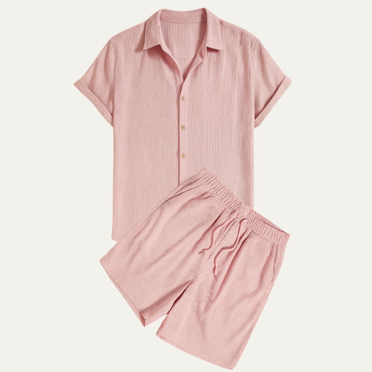 Garrick | Camp Collar Shirt and Shorts Set