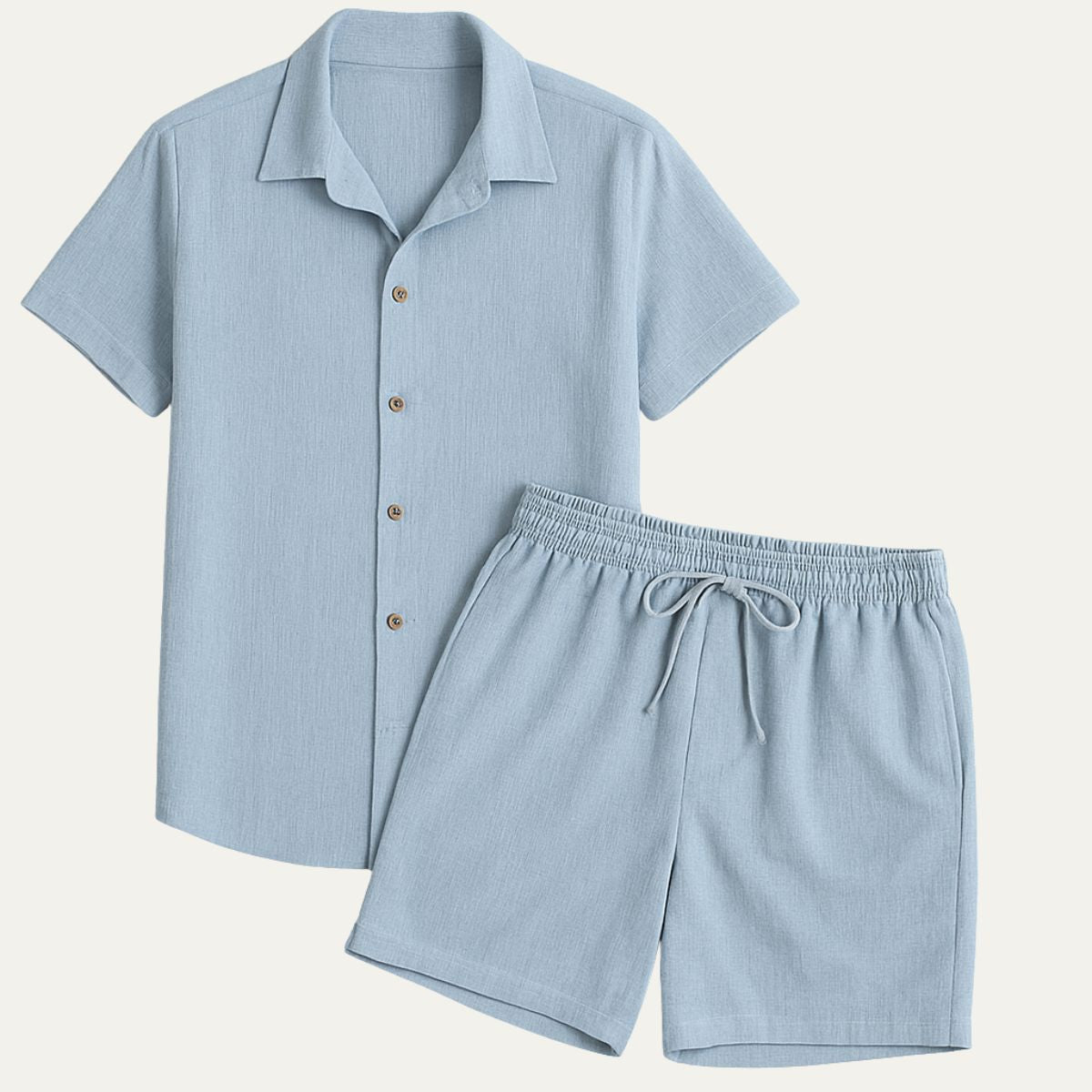 Garrick | Camp Collar Shirt and Shorts Set