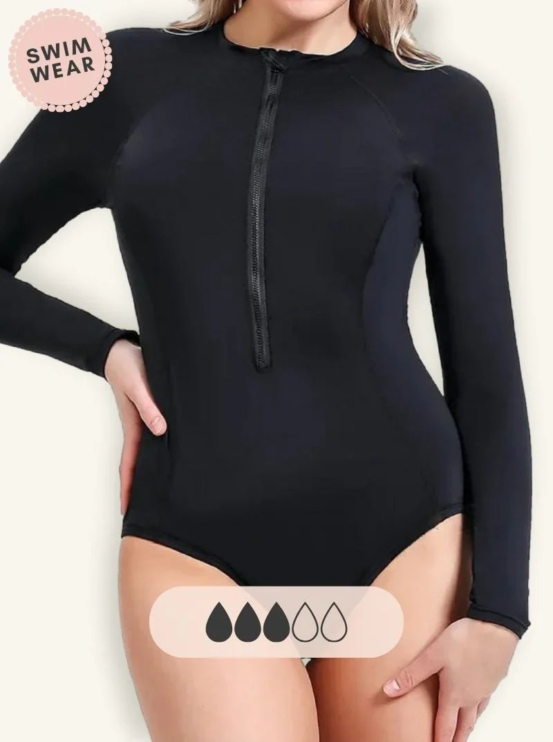 Merryn | Women's Period Long Sleeve Swimsuit with UV Protection