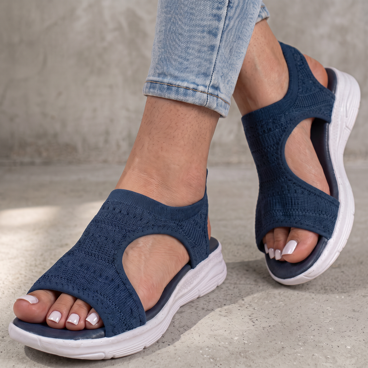 Opaline | Orthopaedic Sandals with Arch Support – Blue