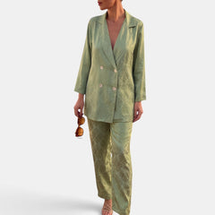 Rilla | Blazer and Wide Leg Pant Set