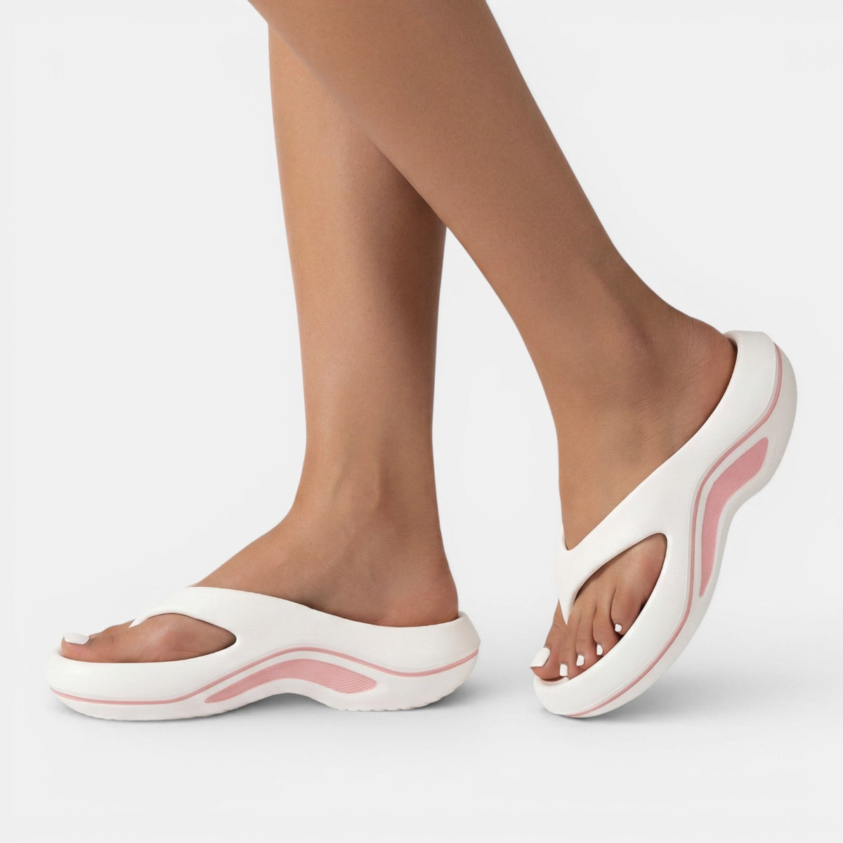 Yvaine | Women's Orthopaedic Thong Sandals with Arch Support – Pink