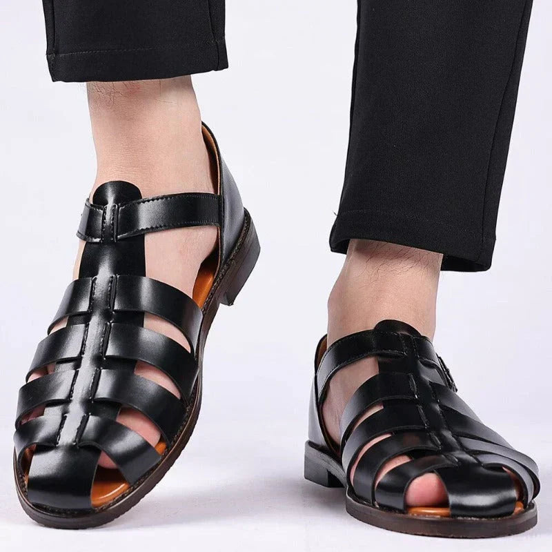 Leander | Adjustable Strap Sandals with Ergonomic Footbed