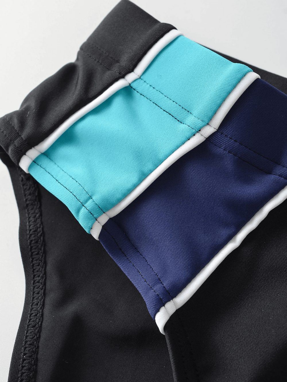 Lyle | Mid-Rise Swim Briefs with Colour Block Design