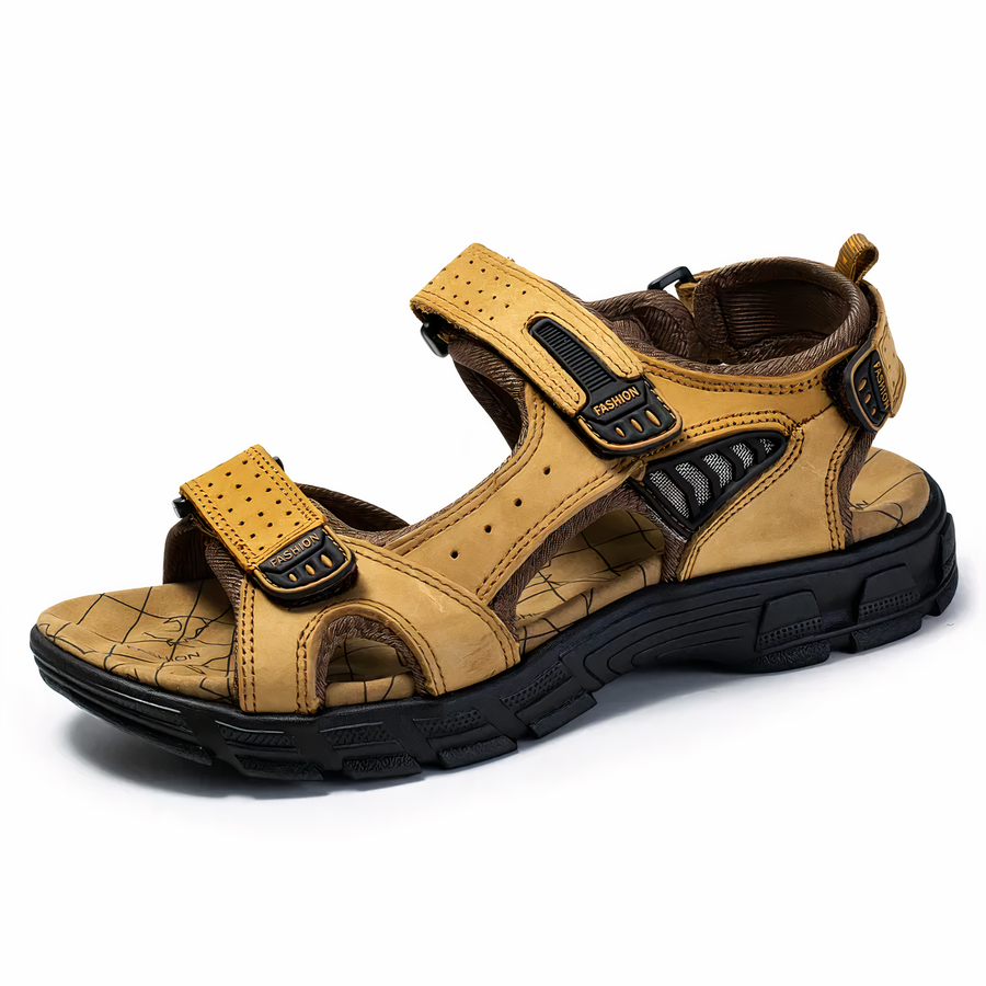 Dashiell | Men's Orthopaedic Comfort Sandals – Brown