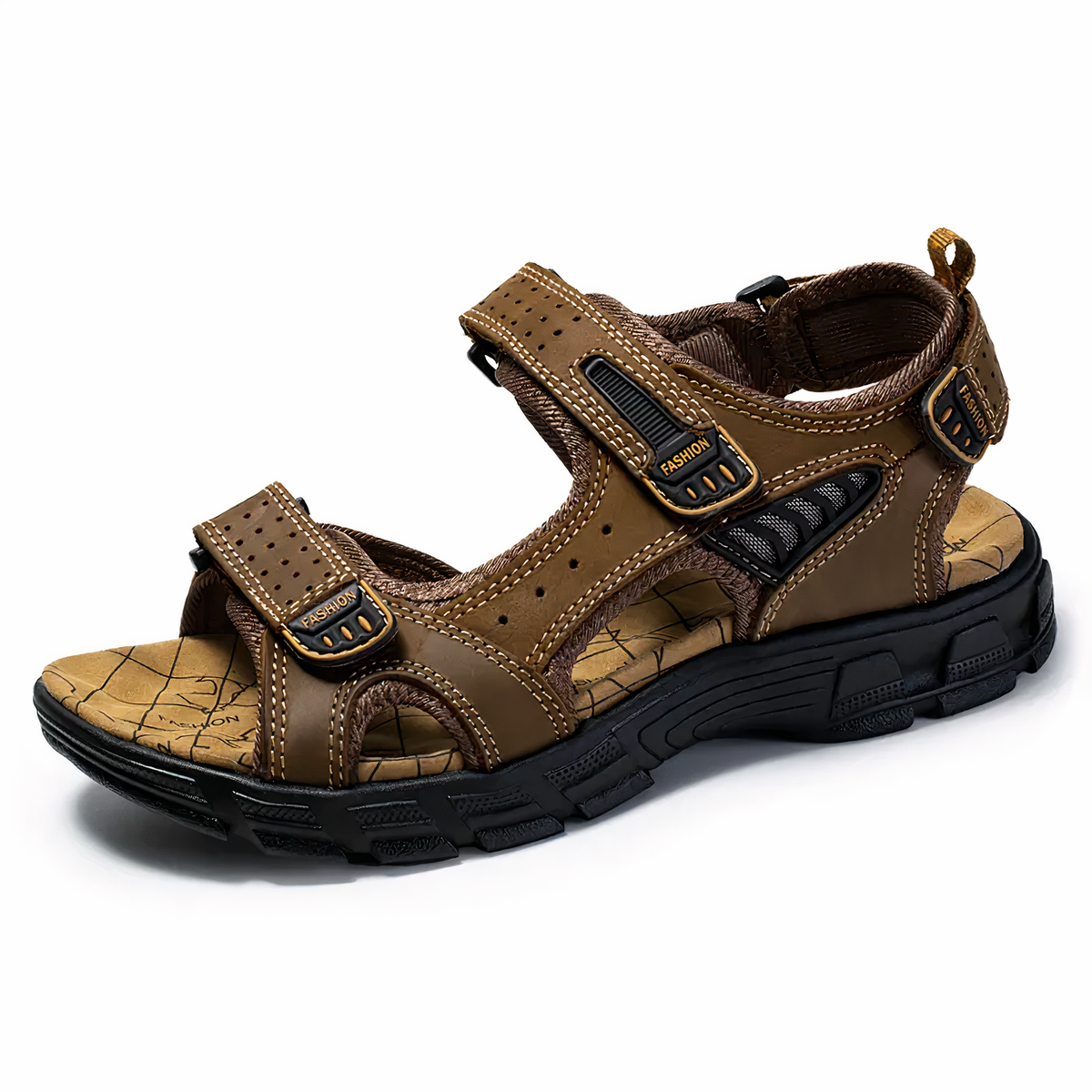 Dashiell | Men's Orthopaedic Comfort Sandals – Dark Brown