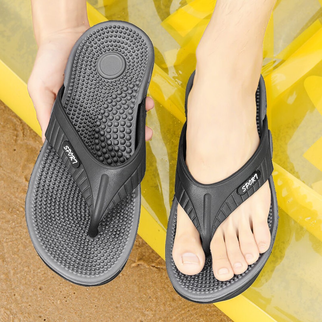 Everett | Men's Acupressure Massage Flip-Flops