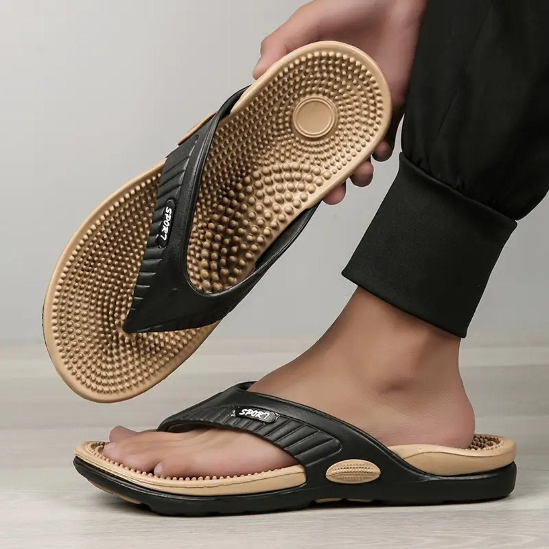 Everett | Men's Acupressure Massage Flip-Flops