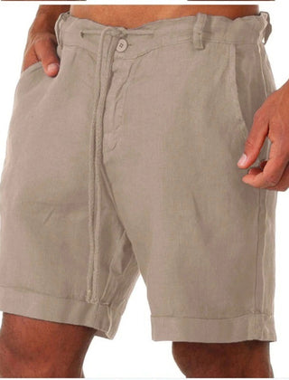 Seb | Three-Quarter Beach Shorts for Summer Days – Khaki
