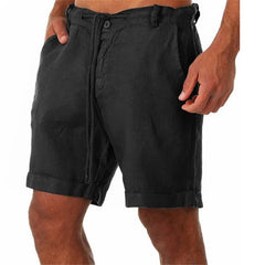 Seb | Three-Quarter Beach Shorts for Summer Days – Black