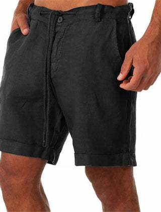 Seb | Three-Quarter Beach Shorts for Summer Days – Black