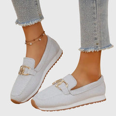 Margaux | Mesh Loafer Sneakers with Lug Sole