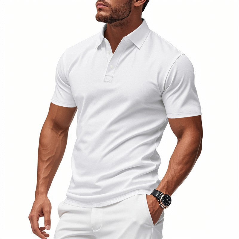 Flynn | Smart Casual Polo Shirt – White