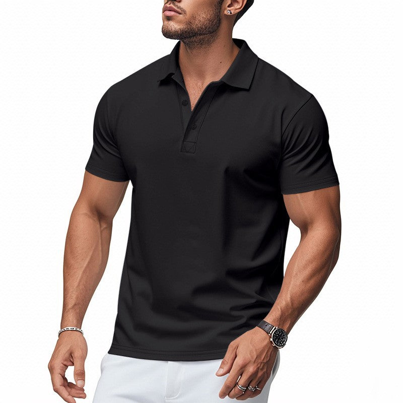 Flynn | Smart Casual Polo Shirt – Black