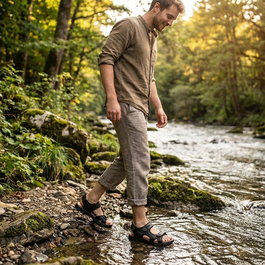 Rowan | Unisex Hiking Sandals with Grip Sole