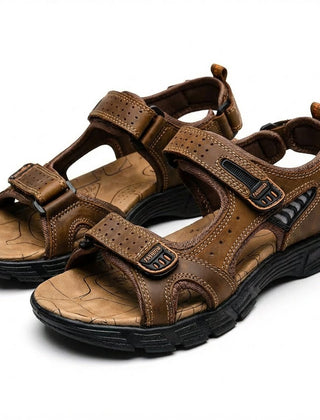 Rowan | Unisex Hiking Sandals with Grip Sole – Brown