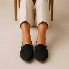 Orianne | Pointed Toe Penny Loafers