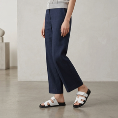 Tallulah | Cut-Out Flat Slip-On Sandals