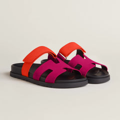 Tallulah | Cut-Out Flat Slip-On Sandals – Pink