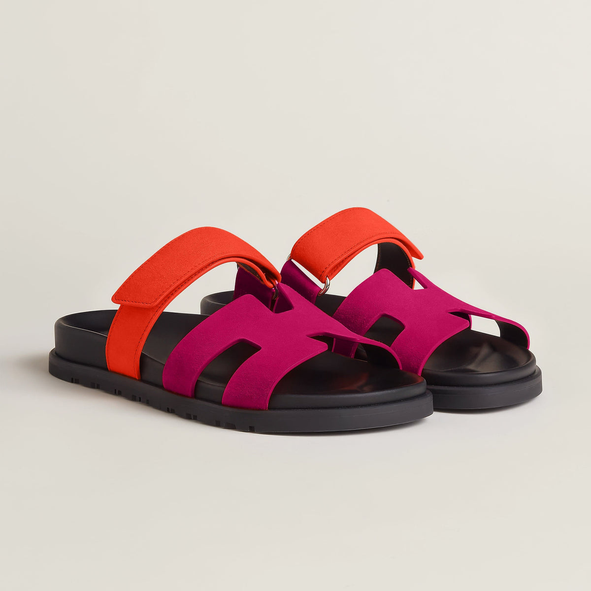 Tallulah | Cut-Out Flat Slip-On Sandals – Pink