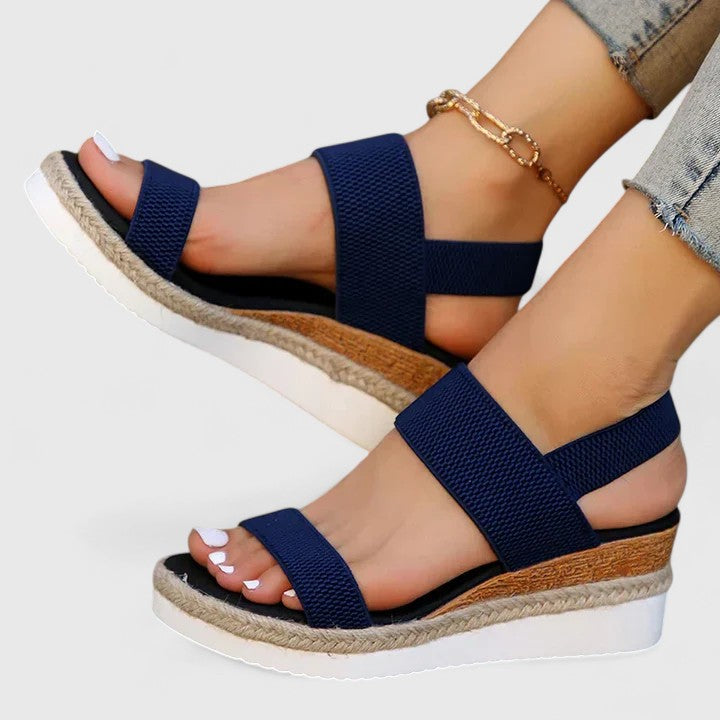 Giselda | Pain-Relief Orthopaedic Sandals – Blue