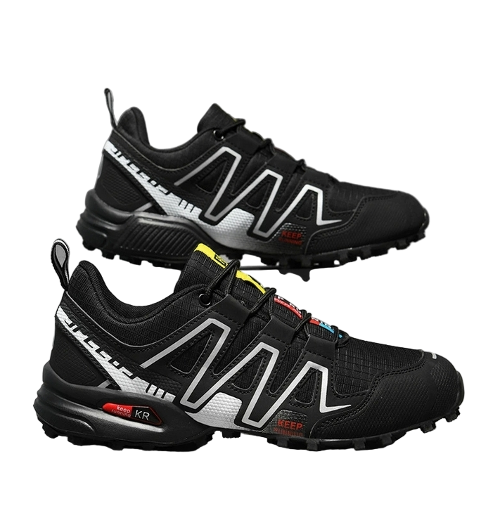Ansel | Men's Durable Outdoor Hiking Shoes – Black