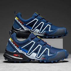 Ansel | Men's Durable Outdoor Hiking Shoes – Blue