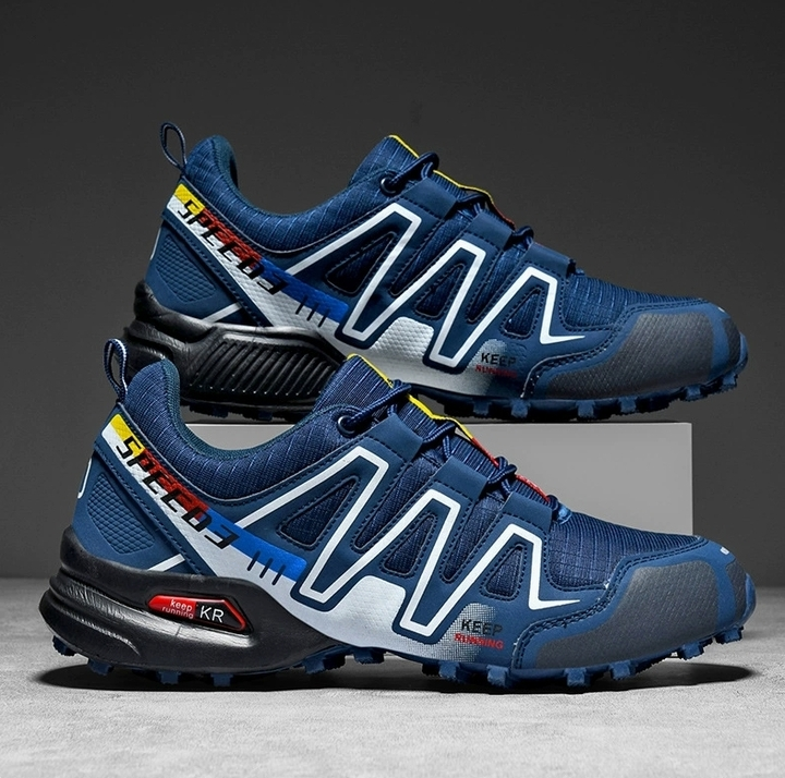 Ansel | Men's Durable Outdoor Hiking Shoes – Blue