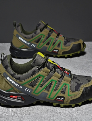 Ansel | Men's Durable Outdoor Hiking Shoes – Green